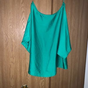 Satin Green Top